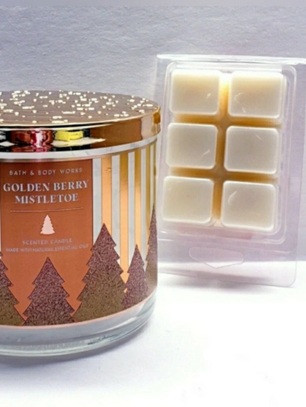 GOLDEN BERRY MISTLETOE -Bath & Body Works Candle Wax Melts- $8 per pack